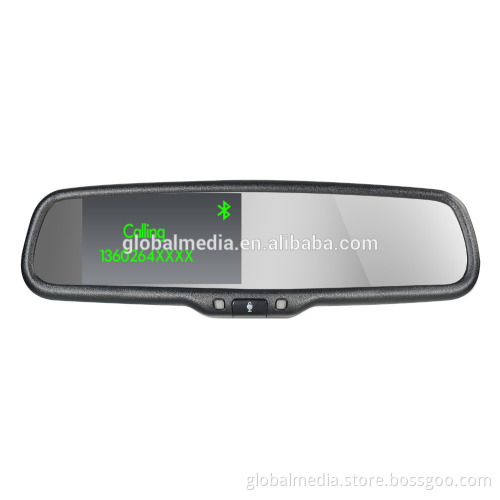 4.3 Inch Car Rear View Mirror Monitor with Bluetooth Handsfree for any Car Model